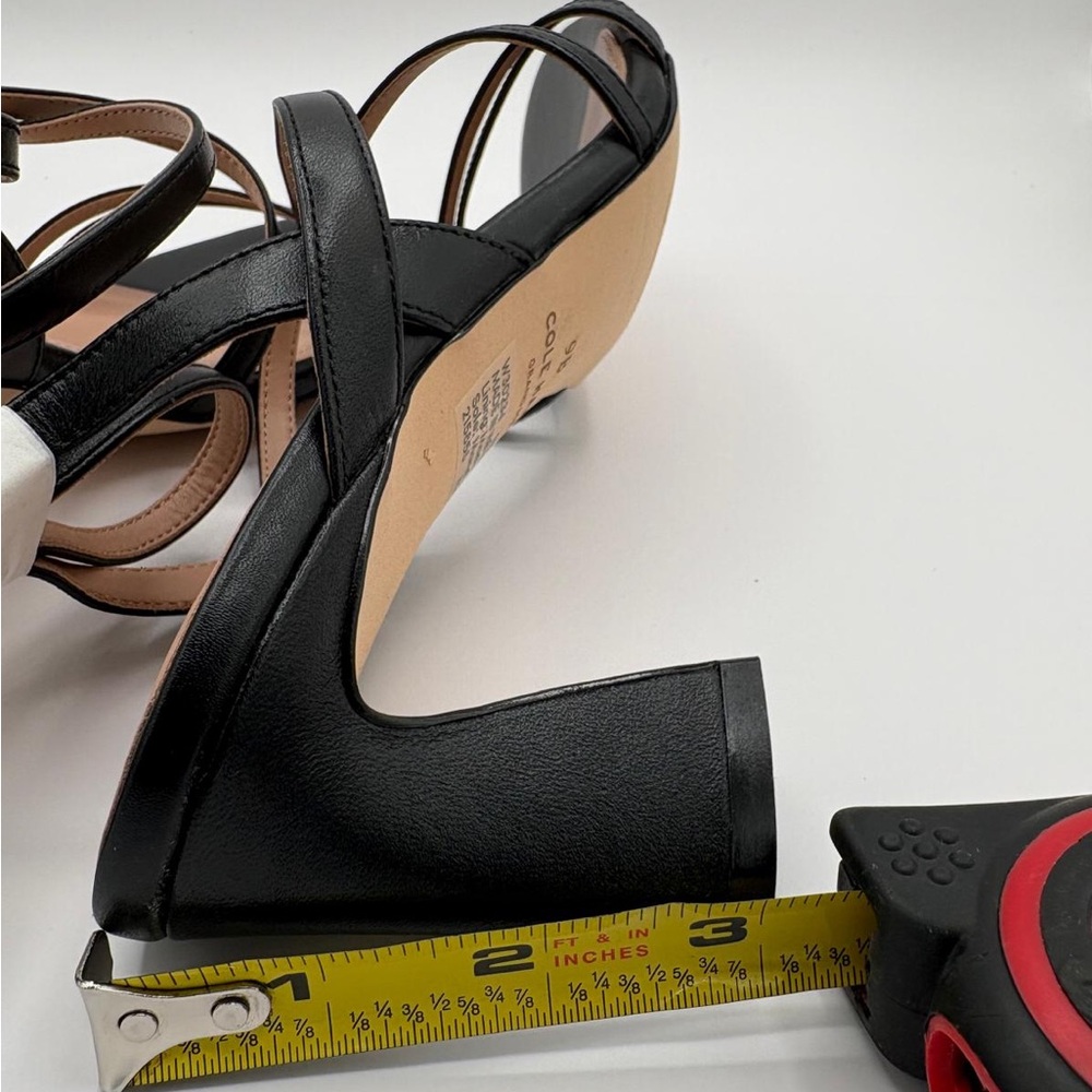 New Cole Haan Addie strap black heels women’s size 7.5 - Picture 8 of 10
